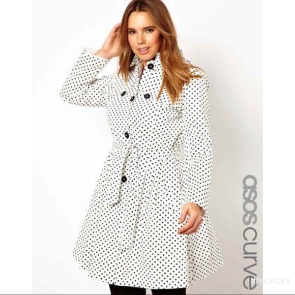asos curve trench coat